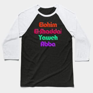 Names of God[s] Baseball T-Shirt